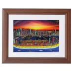 マイアミ サンセット/ヨハン・ペラトーネル(ミニフレームアート)