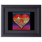 東京  ハート（ 横型）/ヨハン・ペラトーネル(ミニフレームアート)