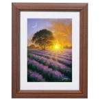 ラベンダー畑に 日はのぼり/ジョン・ラッテンベリー(ミニフレームアート)