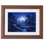 霧立つ夜/ジョン・ラッテンベリー(ミニフレームアート)