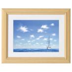 ビューティフル ブルー/ミッシェル・バテュ(ミニフレームアート)