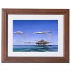 空と水の空間/ミッシェル・バテュ(ミニフレームアート)