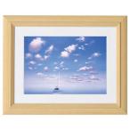 青い輝き/ミッシェル・バテュ(ミニフレームアート)