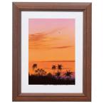 サンセット ビーチ/ミッシェル・バテュ(ミニフレームアート)