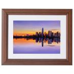 暮れゆくニューヨーク/ミッシェル・バテュ(ミニフレームアート)