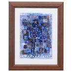 ブルーの チェス/ニッサン・インゲル(ミニフレームアート)