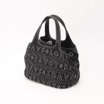 サボイ SAVOY バッグ レディース ハンドバッグ(小) SM20670701 ブラック アルファベット 刺繍 ラインストーン