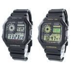 CASIO カシオ ペア ウォッチ チプカシ デジタル 軽い 腕時計 メンズ レディース ブラック 誕生日 プレゼント