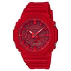 Yahoo! Yahoo!ショッピング(ヤフー ショッピング)CASIO G-SHOCK Gショック ジーショック メンズ 多機能 防水 レッド アナデジ GA-2100-4A 腕時計 手表 誕生日 プレゼント ランキング お祝い