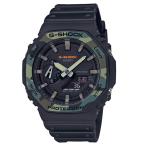 CASIO G-SHOCK Gショック ジーショック メンズ 多機能 防水 迷彩 ブラック アナデジ GA-2100SU-1A 腕時計 誕生日 プレゼント