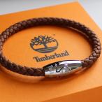 正規品 ティンバーランド レザーブレスレット メンズ 編み込みレザー ブラウン ギフト クリスマス プレゼント 爆買