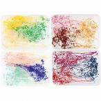 ミニかすみ草 小分け レジン アクセサリーパーツ ハーバリウム アロマワックスサシェ 花材 封入 素材 材料 パーツ 12色ボリュームセット