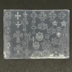 シリコンモールド クロムハーツ風 量産型 型 レジンクラフト 十字架 レジンクラフト モールド ジェルネイル