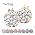  Golf маркер (габарит) 32mm Swarovski Mix цвет большой размер мощный магнит зажим колпак Golf маркер (габарит) соревнования отверстие in one сувенир 