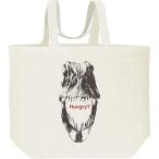 恐竜の頭骨化石/キャンバスバッグ・Lエコバッグ