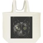 暗闇の黒猫/キャンバスバッグ・Lエコバッグ