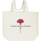 カーネーション/キャンバスバッグ・Lエコバッグ