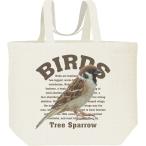 雀鳥シリーズ/キャンバスバッグ・Lエコバッグ