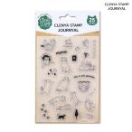 こどものかお 透明スタンプ クリアスタンプシート CLENYA STAMP 手帳をジャマするネコたち 0980-040 JOURNYAL