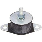 機械部品 防振材 ＴＲＵＳＣＯ　丸型防振ゴム　片座金タイプ　最大荷重３３５０Ｎ　  (TA712)