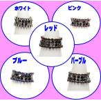 チェーン&ラインストーン リング 13号 レディース メンズ 豪華 指輪 アクセサリー f-er1109