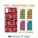 ショッピングgalaxy s7 edge ケース Galaxy S7 edge ケース カバー スマホケース SC-02H SCV33 カセット パターン sc02h scv33 ギャラクシー 片面