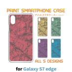 ショッピングgalaxy s7 edge ケース Galaxy S7 edge ケース カバー スマホケース SC-02H SCV33 岩 テクスチャ sc02h scv33 ギャラクシー 片面