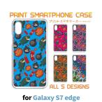 ショッピングgalaxy s7 edge ケース Galaxy S7 edge ケース カバー スマホケース SC-02H SCV33 爆発 イラスト sc02h scv33 ギャラクシー 片面