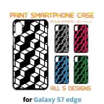 Galaxy S7 edge ケース カバー スマホケース SC-02H SCV33 立体 イラスト sc02h scv33 ギャラクシー 片面