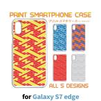 ショッピングgalaxy s7 edge ケース Galaxy S7 edge ケース カバー スマホケース SC-02H SCV33 和柄 sc02h scv33 ギャラクシー 片面