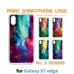 ショッピングgalaxy s7 edge ケース Galaxy S7 edge ケース カバー スマホケース SC-02H SCV33 カラフル 派手 sc02h scv33 ギャラクシー 片面