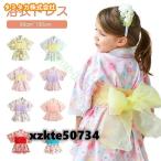 浴衣 子供 セパレート ワンピース 子ども服 ベビー服 キッズ 女の子 女児 幼稚園 小学生 子供浴衣 ゆかた 浴衣ドレス パジャマ 可愛い おしゃれ 着物 8柄5サイズ