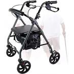  чёрный. ходьба машина assist War машина салон уличный двоякое применение 4 колесо ходунки высота настройка возможно складной mobiliti коляска для пожилых, взрослый пожилые люди уход приспособление для ходьбы . ручная тележка 