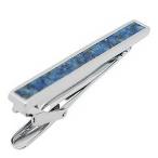 シーブルー マーブル シェル ネクタイピン タイバー タイピン n02115