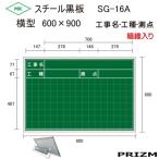暗線入りスチール黒板SG-16A横型【工事名・工種・測点】　２段　600×900