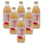 ケース販売 青森県産りんご100%ジュース希望の雫 1000ml×6本