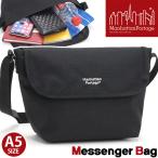 メッセンジャーバッグ ManhattanPortage マンハッタンポーテージ ショルダーバッグ フラップ バッグ メンズ レディース A5 黒 旅行 斜め掛け MP1603BPDMGNT