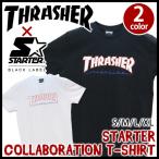 Tシャツ スラッシャー THRASHER コラボ メンズ 半袖 おしゃれ STARTER スターター 送料無料 ブランド レディース