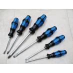 Wera ダイヤモンドドライバー6本セット【プラス3本/マイナス3本】〔50SPH/33DC/6S〕