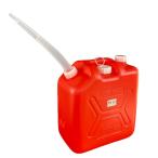 灯油ポリタンク 20L ノズル付き 赤  