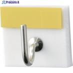 緑十字 キーハンガー 黄 30×33mm 裏面テープ付 アクリル製 キーハンガー1R(4)  ▼107-2490 302004  1個