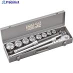 TONE ソケットレンチセット 差込角19.0mm 12点セット 6角 ▼116-2411 200MS 1S ●YA513