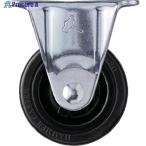 ハンマー プレート式 固定 キャスター 45X25 ゴム車 50mm 軽荷重  ▼125-2909 420R-R50  1個