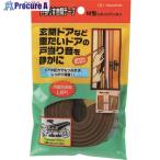 槌屋 戸当りすき間テープ M型 ブラウン  ▼137-3545 TSM-002  1巻