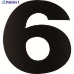 DAIDOHANT マグネット切り文字 ブラック 6  ▼144-2054 10177782  1枚