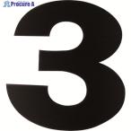 DAIDOHANT マグネット切り文字 ブラック 3  ▼144-2067 10177779  1枚