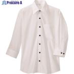 アイトス 七分袖シャツ(男女兼用) ホワイト 4L  ■▼144-4228 8022-001-4L  1着