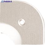 ASSIST 床金物20-112LSヘの字押えコーナー アルミシルバー 入隅 53×53mm  ▼147-1540 20-112LS52  1個
