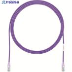 PANDUIT カテゴリ6細径パッチコード 0.5m 紫 UTP28SP0.5MVL  ▼148-7349 UTP28SP0.5MVL  1本