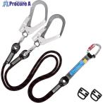 TSUYORON フルハーネス用ランヤード ツインランヤード Gブレード(黒)  ▼163-3483 THL-2-GB93SV-21KS-BK-2R23-BP  1本